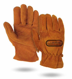Heavy Duty Water Repellent Suede Leather Gloves - 72 minimum