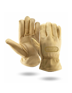 Winter Lined Cowhide Leather Gloves - 72 minimum